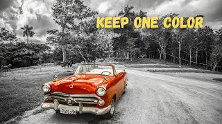 keep one color photo editing| Color splash effect|Canva tutorial 2024
