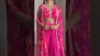 grmw 🌺🩷| pink indowestern suit | ethnic haul #shorts #ytshorts #youtubeshorts #shortspage