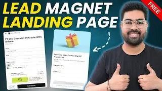 How to Create Landing Page for Lead Magnet? (Using FREE Tool)