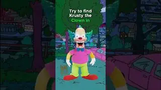 Try to find Krusty the Clown in The Simpsons 🤡