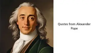 Famous quotes from Alexander Pope