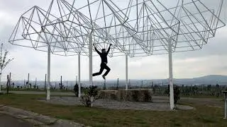brachiate through monkey bar