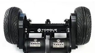All Terrain Tire Kit for Electric Skateboard Promo Shot - TorqueBoards | DIY Electric Skateboard