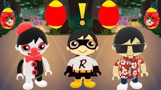 TAG WITH RYAN BLACK TITAN VS RYAN THE CLOWN VS HAWAII RYAN EGG EDITION FUNNY GAMEPLAY