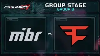 MIBR vs FaZe (Dust 2) - cs_summit 7: Group Stage - Game 1