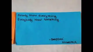 Quotes written by students on metacards