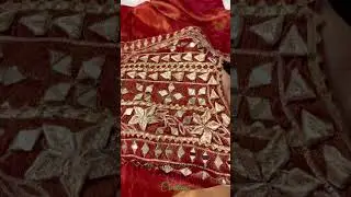 Tissue shimmer suit..book fast #karwachauthspecial #ethnicsuit