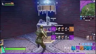 Upgrade a weapon to legendary rarity at an upgrade bench Fortnite* #gameplay #gamer #fortnite #ps4
