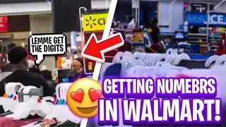 GETTING RANDOM CUTE GIRLS NUMBER IN WALMART!😉 2021 HIDDEN CAMERA EDITION😍 WE GOT KICKED OUT