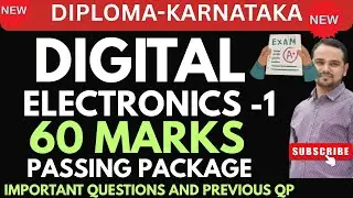 Diploma DE1 passing package|Digital Electronics 1 passing package|DE1 passing package in kannada
