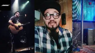 Singer-songwriter Winston Balman with Bose's L1 Pro (Testimonial)