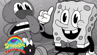 If SpongeBob was a Black & White Cartoon | 