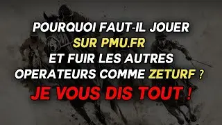 Pourquoi faut-il jouer sur pmu.fr et fuir les autres op&eacute;rateurs comme Zeturf ? Je vous dis tout !