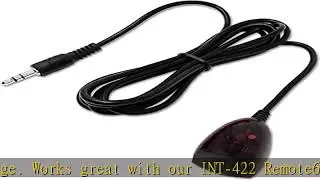 Inteset 38-56 kHz Wideband Infrared (IR) Receiver Extender Cable for Cable Boxes, DVR's & STB's. Ch