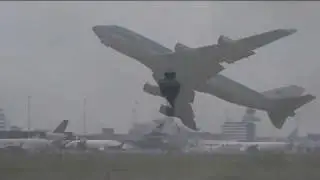 KLM Boeing 747-400 takeoff RW 24