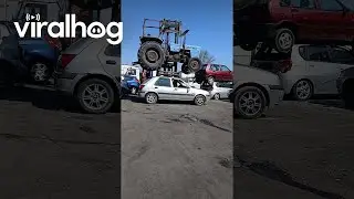 Testing the Strength of a Ford Fiesta || ViralHog