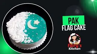 Pakistan Flag Cake | Green & White Delight | Flavors&nbsp;of&nbsp;Pakistan