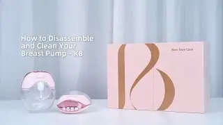 How to Disassemble and Clean Your Breast Pump - K8.#KISSBOBO #KISSBOBOK8 #breastpump