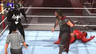 207. venom vs thor red hulk superhero wwe,Best Marvel's Avengers Tag Teams | Elimination Match