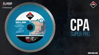 Disc diamantat continuu taiere umeda materiale dure CPA SUPERPRO RUBI @ ToolsZone.ro