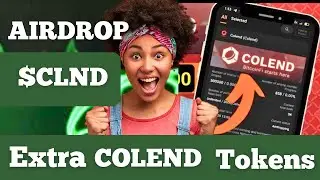 COLEND Satoshi airdrop withdrawal ~ How to earn extra $20 COLEND airdrop tokens