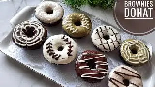 BROWNIES DONAT SUPER LEMBUT |  BROWNIES KUKUS
