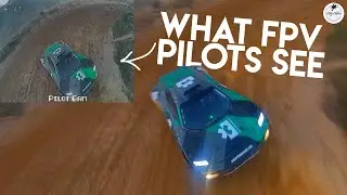 What does an FPV Drone Pilot see?