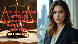 Er dachte, ich wäre mittellos nach der Scheidung.Dann sagte die Richterin: 1,3 Millionen Euro...