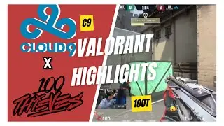 Cloud9 vs 100 Thieves &ndash; Full Match Highlights | VCT | Valorant Aura (Haven & Icebox ) 💥