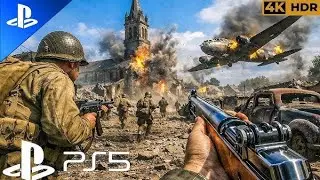 Call of Duty: WWII (PS5 PRO) GAMEPLAY 4K HDR