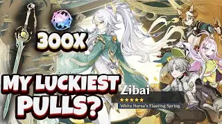My Luckiest Pulls In 5 Years Playing Genshin CX Zibai CX Illuga
