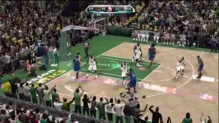 NBA 2K10 (Xbox 360) Gameplay: New York Knicks vs. Boston Celtics PART TWO