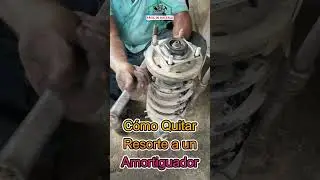 C&oacute;mo Retirar Resorte y Cazoleta a Amortiguador #shorts #amortiguador  #ford #escape