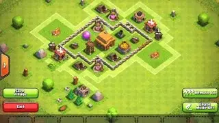 Clash of Clans town hall level 3 base design