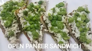 OPEN PANEER SANDWICH A HEALTHY AND TASTY BREAKFAST