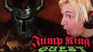 xQc Plays JUMP KING QUEST (Part 1)
