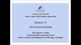 Introduction to Effectiveness NTU Method