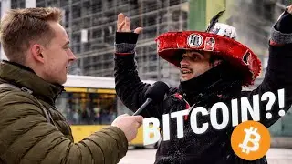 Wilde Bitcoin-Straßenumfrage in Mordor (Berlin)