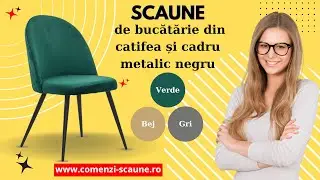 Scaune de bucătărie și living din catifea Comenzi-Scaune