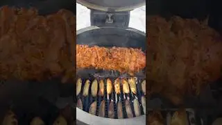 Chicken Shawarma #food #shawarma #bbq #kamadojoe #grill #chicken