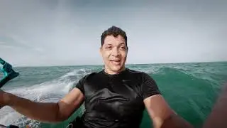 Kitesurf na Praia do Futuro com 10 nós de vento - Juice Duotone 13m