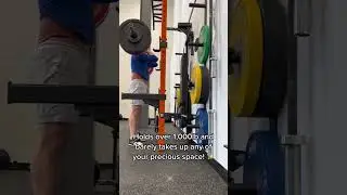This SQUAT RACK fits almost anywhere! #prxperformance #gymshorts