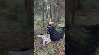 Fantasy Photo Shoot With Real Animals