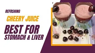Cherry Juice Recipe by Sadayy Khanayy | Fresh Juice | Best For Stomach & Liver | (Summer Special)