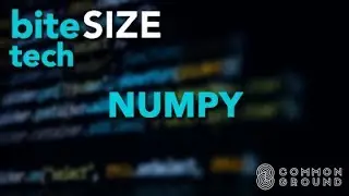 Bite-Size Tech: NumPy software library