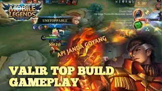 Valir Gameplay || Top Build 2023 #mobilelegends #topglobal #gameplay
