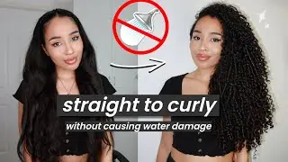 HOW TO GO BACK TO CURLY AFTER STRAIGHTENING - MY ANTI-DAMAGE ROUTINE