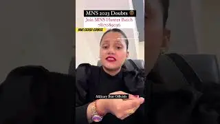 #mns2023 #mnsbestcoaching #mnsexam #mockinterview #mns #militarybrat #bestdefenceacademy