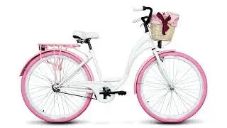 Goetze Colours 28 Zoll Fahrrad Citybike Stadtrad Damenfahrrad Retro Wei&szlig; und Rosa