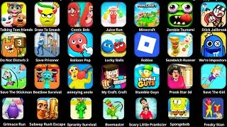 Comic Bob,Tom Friends,Plants Vs Zombie 3,Skibidy.io,StickWar,Stumble Guys,Scary Teacher 3D,Supreme